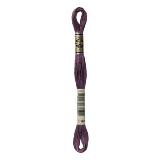 DMC - Six-Strand Embroidery Floss - 3740 - Dk Ant Violet - 8m