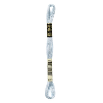 DMC - Six-Strand Embroidery Floss - 3753 - Ul Vy Lt Ant Bl - 8m