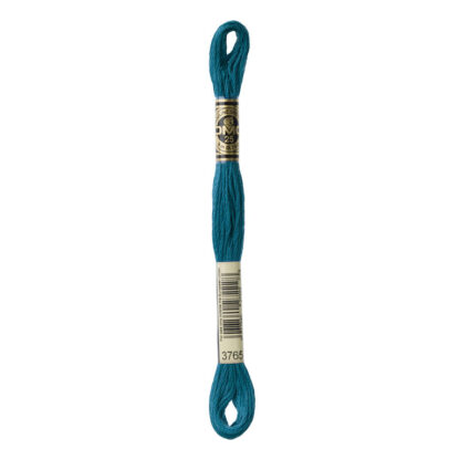 DMC - Six-Strand Embroidery Floss - 3765 - Vy Dk Peacock Bl - 8m