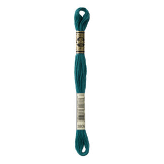 DMC - Six-Strand Embroidery Floss - 3809 - Vy Dk Turquoise - 8m