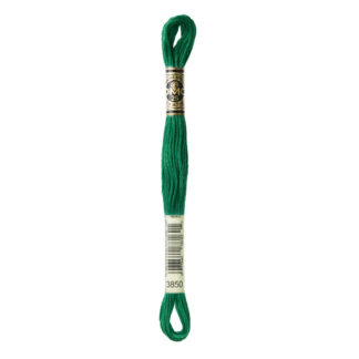 DMC - Six-Strand Embroidery Floss - 3850 - Dk Bright Green - 8m