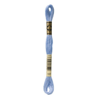 DMC - Six-Strand Embroidery Floss - 157 - Vy Lt Cornflr Bl - 8m