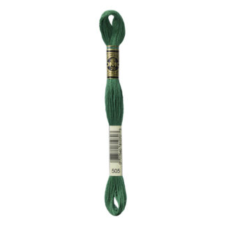 DMC - Six-Strand Embroidery Floss - 505 - Jade Green - 8m