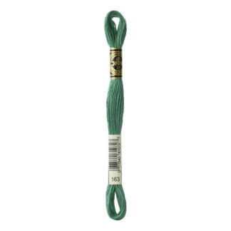 DMC - Six-Strand Embroidery Floss - 163 - Md Celadon Green - 8m