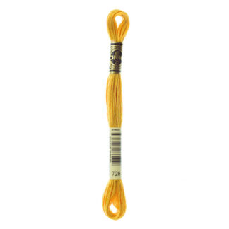 DMC - Six-Strand Embroidery Floss - 728 - Topaz - 8m