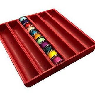 Notions - Grabbit - Bobbinsaver 2 - Bobbin Holder - Red Square -