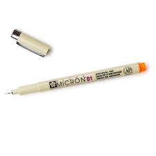 Micron Pigma Pen - 01 (0.25mm) - Orange