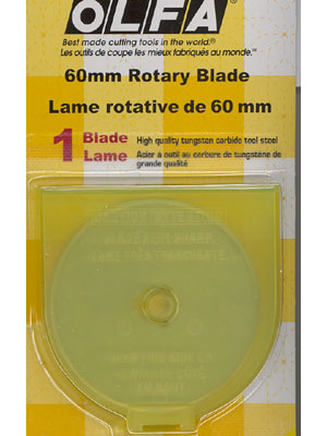 Rotary Cutting Blade - Olfa - 60mm - Standard - 1 Pack