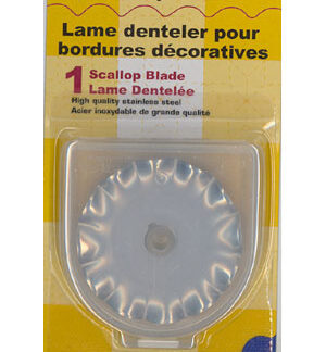 Rotary Cutting Blade - Olfa - Decorative Edge Scallop Blade - 45