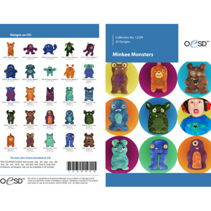 ED - Minkee Monsters - 12399CD - OESD - Monsters
