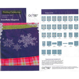 ED - 12429CD - Snowflake Elegance, Holidays 2012 - OESD