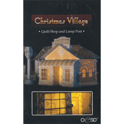 ED - 12466CD - Xmas Village: Quilt Shop - OESD