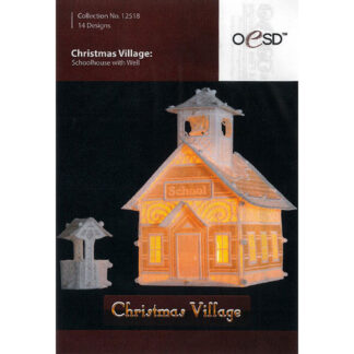 ED - 12518CD - Xmas Village: Schoolhouse - OESD