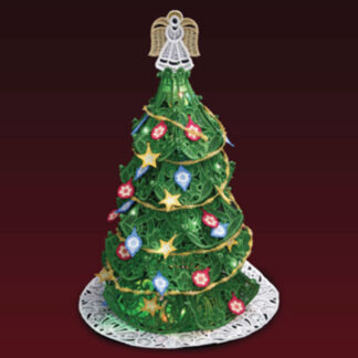 ED - Freestanding Christmas Tree with Ornaments - 12757CD - OESD