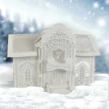 ED - 12845USB - FS Xmas Village - Police Station - OESD