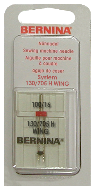 Bernina  - 130/705H  - Wing Hemstitch Double  - #100  - H WING