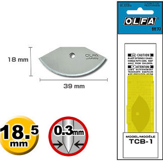 OLFA  - TEC-1 Blades  - 3 Pack