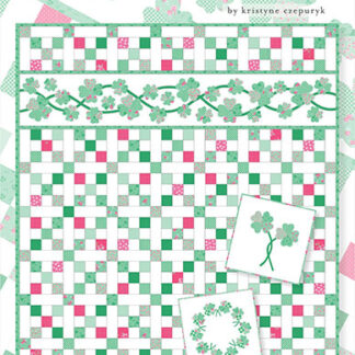 Clover Quilt & Cushions Set  - PBH44  - Pretty By Hand