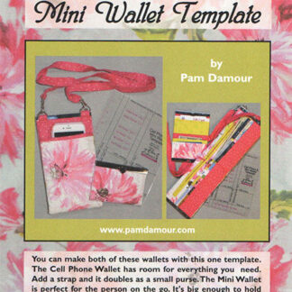 Template - Cell Phone and Mini Wallet - by Pam Damour