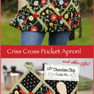 Pattern - Criss Cross Pocket Apron - P199 - Vanilla House Design