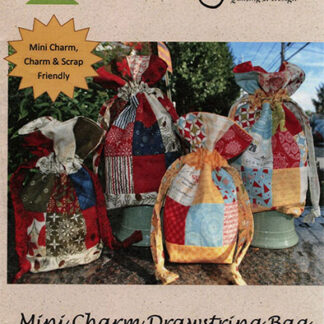 Mini Charm Drawstring Bag  - #SJ053  - Sweet Jane's Quilting & D