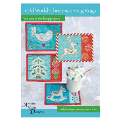 CD  - Old World Christmas Mug Rugs  - Amelie Scott Designs