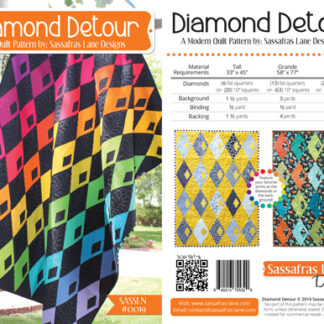 Pattern - Diamond Detour - 3 sizes - Sassafras Lane Designs