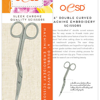 Scissors - 6" - Double Curved Embroidery - OESD747 - OESD