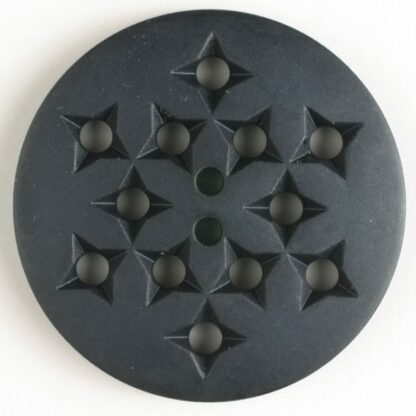 Button - 23 mm - Navy - 12 Holes for Beading - Dill Buttons