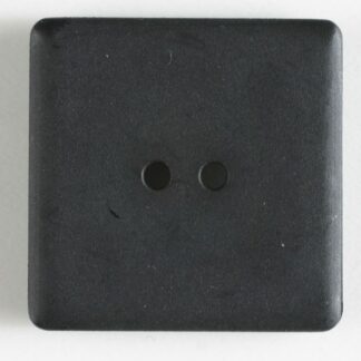 Button - 25 mm - Black - 2 Hole Square - Dill Buttons