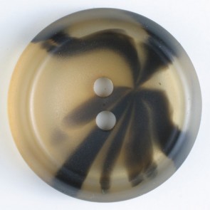 Polyester Button - 25mm - Beige - Tubes