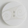 Button - 25 mm - 370539 - White - Dill Buttons