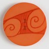 Button - 25 mm - 370547 - Orange - Dill Buttons