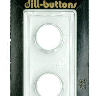 Button - 0172 - 15 mm - White - by Dill Buttons of America