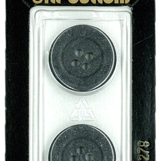 Button - 0278 - 20 mm - Black - by Dill Buttons of America