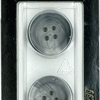 Button - 0299 - 20 mm - Grey - by Dill Buttons of America