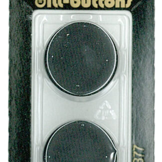 Button - 0377 - 23 mm - Black - by Dill Buttons of America