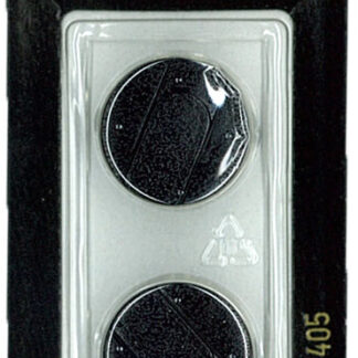 Button - 0405 - 20 mm - Black - by Dill Buttons of America