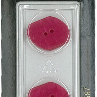 Button - 0587 - 20 mm - Pink - by Dill Buttons of America