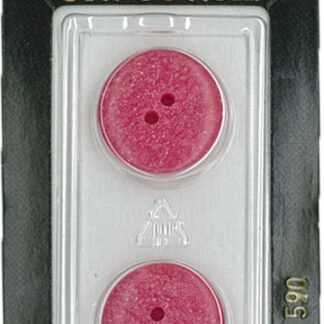 Button - 0590 - 18mm - Pink - by Dill Buttons of America