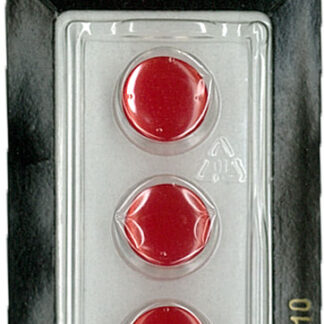 Button - 0610 - 13 mm - Red - by Dill Buttons of America