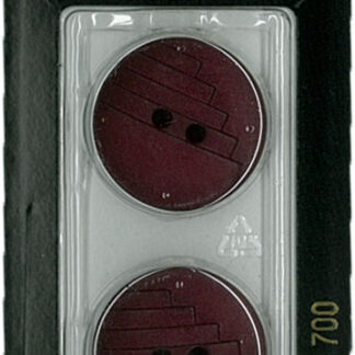 Button - 0700 - 23 mm - Red - by Dill Buttons of America