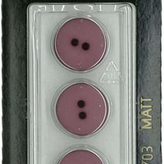 Button - 0703 - 11 mm - Maroon - by Dill Buttons of America