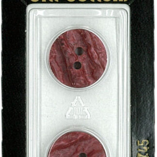 Button - 0745 - 18 mm - Maroon - by Dill Buttons of America