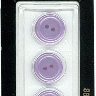 Button - 0788 - 14 mm - Light Purple - by Dill Buttons of Americ