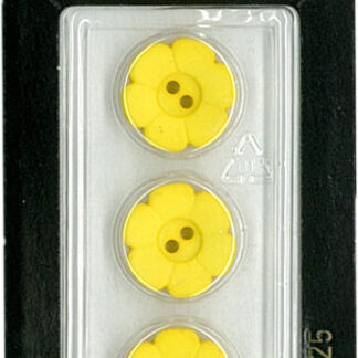 Button - 0824 - 13 mm - Yellow - by Dill Buttons of America