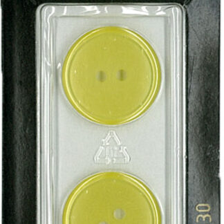 Button - 0830 - 20 mm - Yellow - by Dill Buttons of America