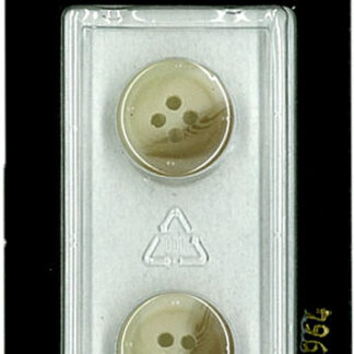 Button - 0964 - 15 mm - Beige - by Dill Buttons of America