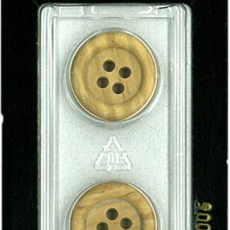 Button - 1006 - 18 mm - Beige - by Dill Buttons of America