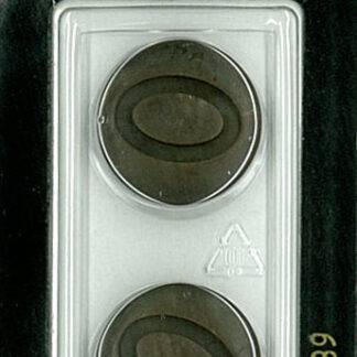 Button - 1139 - 20 mm - Brown - by Dill Buttons of America